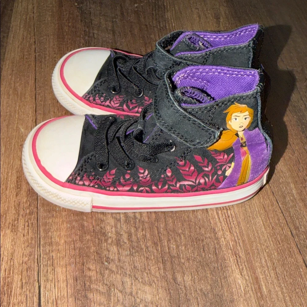 Converse Girls Frozen 2‎ Anna Hi Tops Size 7